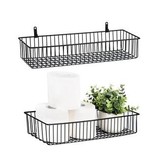 ชั้นเก็บของเหล็กติดผนังในครัวแบบไม่ต้องเจาะที่แขวนเครื่องเทศตะกร้าระบายน้ำกระเทียมขิงแบบแขวนสำหรับภาชนะใส่อาหาร - Product Image 4