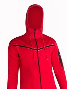Conjunto Deportivo Unisex Rojo Multicolor con Logotipo Personalizado, Pantalones Utilitarios Multibolsillos, Chaqueta sin Mangas, Resistente al Viento, Transpirable, Poliéster/Algodón - Product Image 2