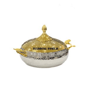 Cazuela de Metal de diseño árabe, cazuela hecha a mano de calidad superior, superventas, nuevo calentador de alimentos de Metal de mesa de diseñador - Product Image 6