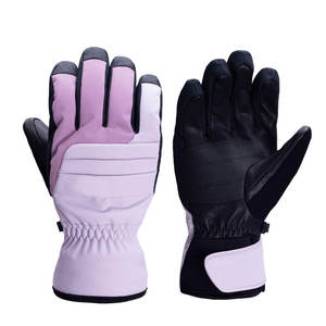 Gants de ski imperméables et isolés personnalisés pour l'hiver avec fermeture à cordon, doigts entiers pour le snowboard - Product Image 4