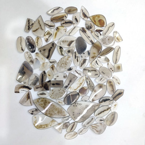 Pierre naturelle shajar opale dendritique taille libre cabochon de pierre précieuse indienne semi-précieuse pour bijoux prix de gros - Product Image 6