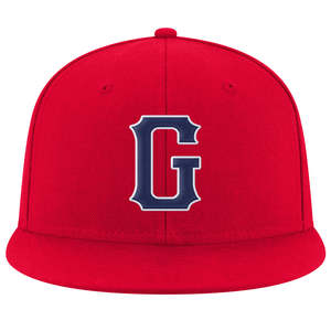 Casquettes de baseball à visière plate avec logo brodé personnalisé, 100% acrylique - Product Image 5