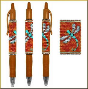 Bolígrafo con cuentas de semillas de colores, bolígrafo con cuentas de semillas completas, acepta diseño personalizado, hecho a mano, único, decorativo, para oficina, Collage, bolígrafo con cuentas escolares - Product Image 3