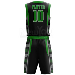 Uniforme de basket-ball de la meilleure qualité pour hommes, respirant, 100% polyester, fabriqué en Pakistan - Product Image 3