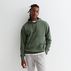 Autumn Winter Men's Casual Pullover Sweatshirt New Fashion Hooded <b>Thermal</b> with Embroidered Pocket Screen Printed Hoodies - Product Image 1