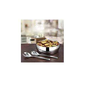 Vajilla de acero martillado, cuencos de servicio para comedor y cocina, cuencos de fruta redondos decorativos, servidores de ensalada, cuencos de masa - Product Image 4