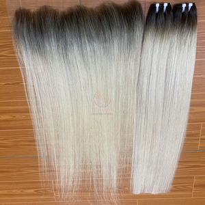 Nueva Llegada Raw Vietnamita Remy Hair Italian Curl & Loose Deep Wave 24 Pulgadas Bone Straight Hair Bundles - Product Image 5
