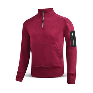 Vêtements décontractés pour hommes, sweats couleur bleu marine, pullover à manches longues, sweat-shirt taille adulte avec logo personnalisé, meilleures ventes - Product Image 1