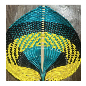 Ventilador de mano de bambú con impresión personalizada, plegable, blanca, decoración personalizada con logotipo, productos artesanales de Vietnam - Product Image 3