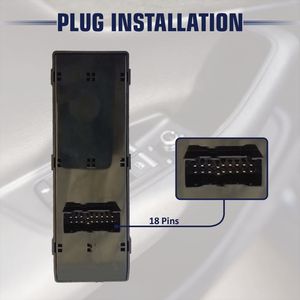 Qualité fantastique pour les modèles Hyundai Ioniq Interrupteur de commande de lève-vitre électrique côté conducteur - Product Image 4