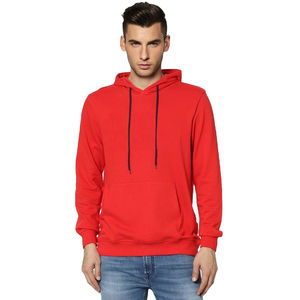 Sweat-shirt à capuche personnalisable pour homme, 100% coton, écologique, à séchage rapide, thermique pour l'hiver, avec logo imprimé, en molleton uni - Product Image 2