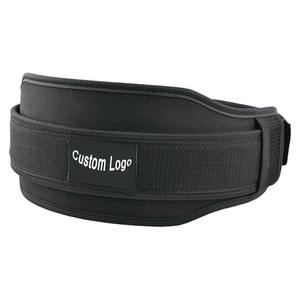 Venta al por mayor ajustable de neopreno gimnasio cintura Protector personalizado PU cuero genuino cinturón de levantamiento de pesas transpirable Fitness seguridad - Product Image 1