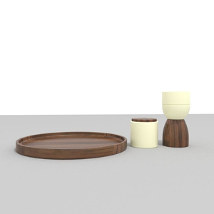 Bela Artisan 2025 Quemador de madera Bukhoor Mubkhar Soporte de incienso árabe Trending Ramadan Tray Set con difusor de aromaterapia - Product Image 1