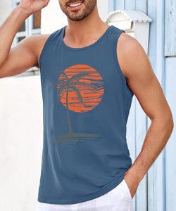 Stylish <b>Mens</b> Tank <b>Tops</b> for Fitness Training Summer Workouts Gym and Running Breathable Lightweight <b>Muscle</b> Shirts - Product Image 1