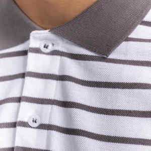 Logotipo personalizado Slim Fit 100% algodón Golf Polo camisetas hombres Streetwear estilo ligero hombres Polo camisa - Product Image 4