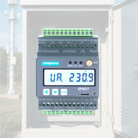 Instruments de mesure de puissance sur rail DIN WIFI Moniteur d'énergie numérique triphasé Pince ampèremétrique Compteur électrique