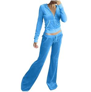 Chándales de entrenamiento físico para gimnasio con logotipo personalizado de la mejor calidad, conjunto de dos piezas, chándal con cremallera para correr - Product Image 6