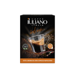 Capsules d'expresso Caffe Iuliano Intenso 50 compostables Fabriquées en Italie - Product Image 3