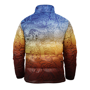 MOVA TEXTILES Sudadera con capucha de peso pesado French Terry Hoodie Drop Shoulder Bloque de color inalámbrico LOGO personalizado - Product Image 3