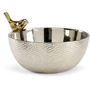 Hot Vantage Premium Look Fantaisie Moderne De Luxe Chaude En Métal Martelé Motif Plaqué Or Bol De Service Pour La Maison Et La Décoration De Fêtes - Product Image 5