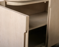 Buffet en bois blanc de style moderne, meuble de rangement multifonctionnel industriel pour cuisine, salon, chambre à coucher, utilisation en extérieur
