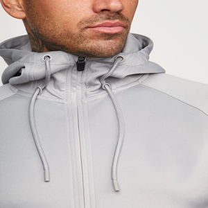 Survêtement en molleton à capuche ample et léger de haute qualité pour homme, 100% coton, uni, streetwear personnalisé, 2 en 1, pour l'hiver - Product Image 4