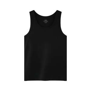 Men's Custom Logo Fitness Tank <b>Tops</b> Quick Dry Bamboo Material Breathable Seamless Athletic Active wear for Bodybuilding Casual - Product Image 1