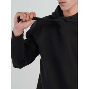 Sudadera con capucha CHANDRA informal y cómoda con logotipo personalizado, talla XS, de felpa francesa, con cremallera, antiarrugas, antidecoloración, diseño de parches y apliques. - Product Image 4