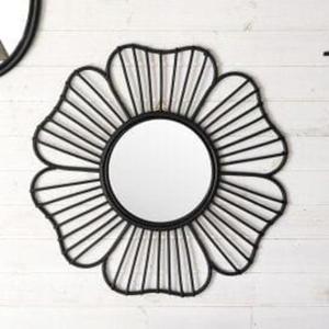 Espejo de pared decorativo hecho a mano con marco floral para dormitorio, espejos elegantes con marco de Metal niquelado para interior - Product Image 4