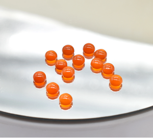 Cabochons ronds en Onyx rouge naturel 6X6X3mm pierre précieuse à facettes lâche calibré lisse pour la fabrication de bijoux - Product Image 5