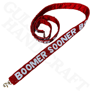 Diseño de cuentas de semillas hechas a mano, cierres de Metal, día de juego, cuentas, bandolera, estadio, bolsa transparente, equipo de algodón, monedero de Color, bordado, costura - Product Image 2