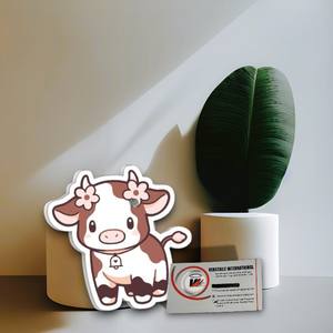 Tuiles magnétiques pour extensions de cils en acrylique, personnalisables avec logo, motifs fleur, vache brune, diamant, cœur, carré, marque privée, écologiques - Product Image 4