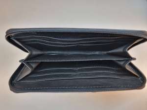 Vente chaude complexe usiné en cuir portefeuille à deux volets et pochette de Style Vintage ensemble bracelets pour femmes de la mode occidentale de la dame - Product Image 3