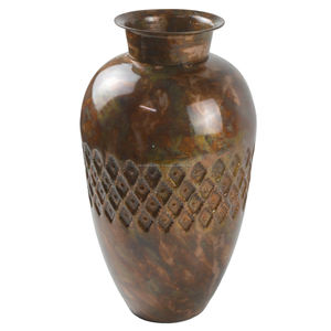 Vases en cuivre nouvelle finition de luxe, décoration intérieure et extérieure, bureau, salon, Restaurants, mariage, Vase à fleurs en métal - Product Image 2