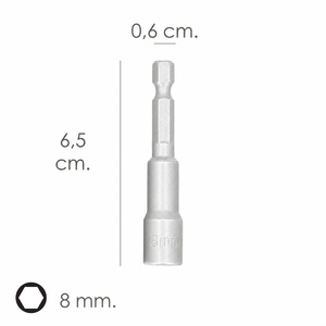 Llave de Tubo Magnética de 8 mm (2 Piezas) - Product Image 2