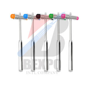 Martillo reflejo de percusión de acero manual y mecánico multifuncional instrumento de diagnóstico neurológico médico - Product Image 6