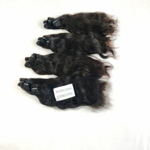 Lot de Cheveux Humains Indiens Vierges Ondulés 100% Naturels Sans Produits Chimiques, Double Trame, Cheveux Indiens Bruts Remy, Ondulation Profonde, Ondulation Eau - Product Image 3