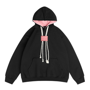 เสื้อมีฮู้ดแบบซิปรูดผ้าฝ้ายโอเวอร์ไซส์ของผู้ชายดีไซน์ใหม่ - Product Image 2