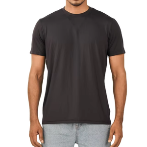 Camisetas de Algodón 100% de 160 GSM para Hombre, Venta Caliente, Directo de Fábrica, al por Mayor, Lisas, Varias Opciones de Color, Logotipo Personalizado, Marca Propia - Product Image 2