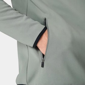 Veste légère en tricot à fermeture éclair pour hommes Vêtements de sport de golf respirants à capuche Vêtements d'extérieur à la mode pour les sports de plein air à quantité minimale de commande bas - Product Image 4