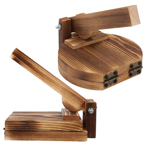 Presseur de pâte en bois d'acacia aspect luxe fournitures de rénovation domiciliaire stockage et organisation meilleure qualité à vendre - Product Image 1