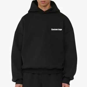 เสื้อฮู้ดแบบสวมหัวของผู้ชาย2025ผ้าฝ้าย100% หนาพิมพ์โลโก้แบบพรีเมี่ยมสำหรับฤดูหนาว - Product Image 4