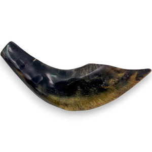Corne de bélier naturelle Shofar pour souffler et à des fins religieuses Shofar casher poli fabriqué en Israël Corne de Kudu - Product Image 1