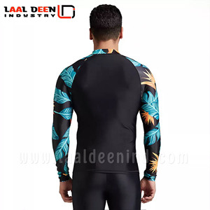 Camisa de compresión para hombre, ropa de gimnasio, protector de sarpullido Mma, personalizada, Rushguard, en blanco - Product Image 6