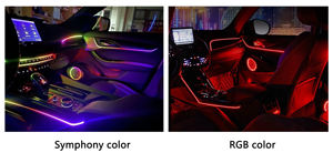 Vente en gros 18-en-1 22-en-1 RGB Symphony Bandes lumineuses d'ambiance universelles Contrôle APP pour toutes les voitures LED Car Neon Lights - Product Image 6
