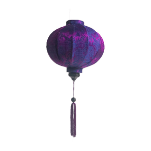 Lanterne vietnamienne Hoi An en tissu-soie de haute qualité à prix compétitif pour accrocher à l'extérieur - Product Image 6
