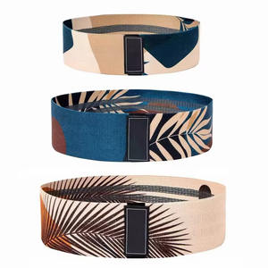 Banda de Resistencia de Cadera Antideslizante de Tela Altamente Elástica para Sentadillas, Glúteos y Ejercicios de Piernas, Banda de Botín de Gimnasio con Logotipo Personalizado - Product Image 1