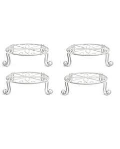 Jarrón de suelo de metal de carga pesada con diseño Art Deco ecológico para balcón y sala de estar - Product Image 5