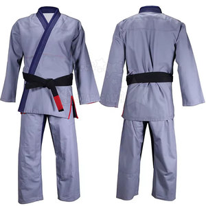 เครื่องแบบคาราเต้ชุดฝึกฝึกฝึกศิลปะการต่อสู้ทำจากผ้าฝ้ายน้ำหนักเบาพิมพ์โลโก้ได้ตามต้องการ - Product Image 5