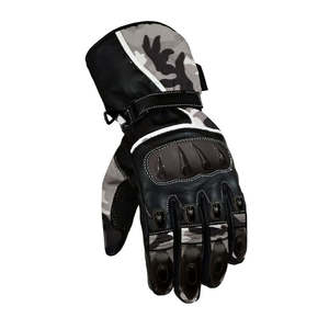 Gants de moto en cuir 100 % véritable de qualité professionnelle, fabriqués directement en usine, personnalisables, coupe-vent, pour le cyclisme et les sports de plein air - Product Image 6